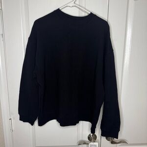 TopShop Black Crewneck Sweatshirt
